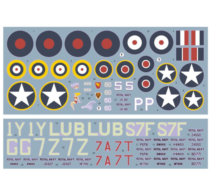 Декаль SeaHurricane 1/48 DKdecals DK48063