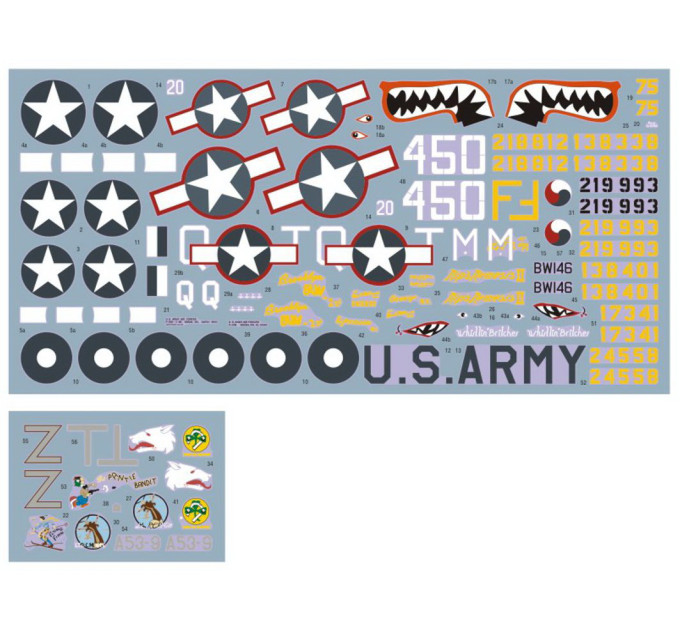 Декаль P-400/P-39 Airacobra 1/48 DKdecals DK48064