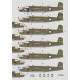 Декаль B-25C/D Mitchell 3rd BG 1/48 DKdecals DK48066