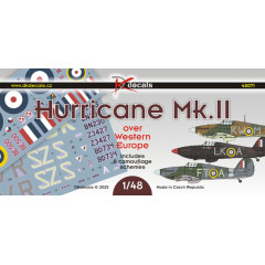 Декаль Hurricane Mk.II ETO 1/48 DKdecals DK48071
