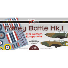Декаль Fairey Battle Mk.I 1/48 DKdecals DK48072