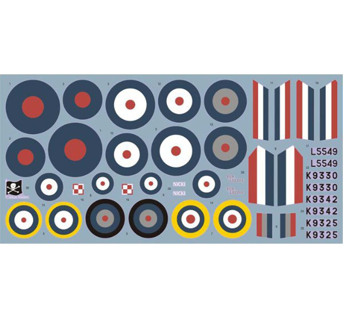 Декаль Fairey Battle Mk.I 1/48 DKdecals DK48072