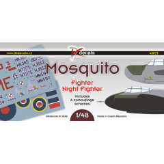 Декаль Mosquito нічний винищувач 1/48 DKdecals DK48073