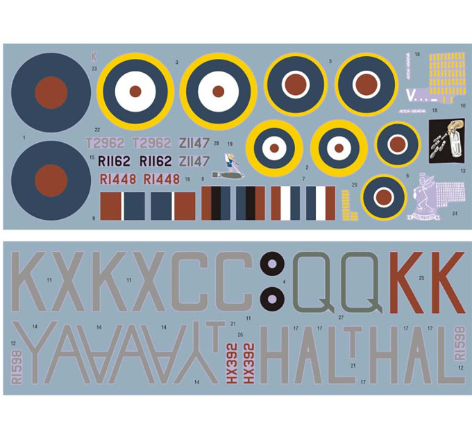 Декаль Wellington Mk.I 1/48 DKdecals DK48074