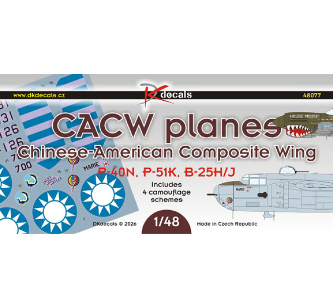 Декаль Літаки CACW 1/48 DKdecals DK48077