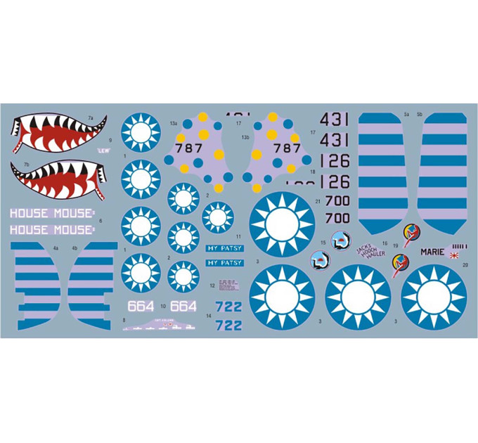 Декаль Літаки CACW 1/48 DKdecals DK48077