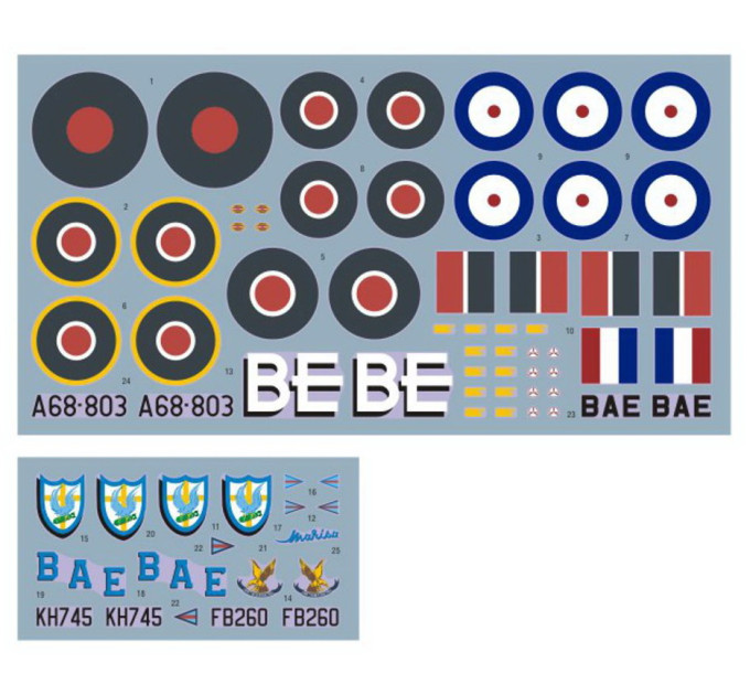 Декаль Brian A Eaton та його Mustangs 1/48 DKdecals DK48P01