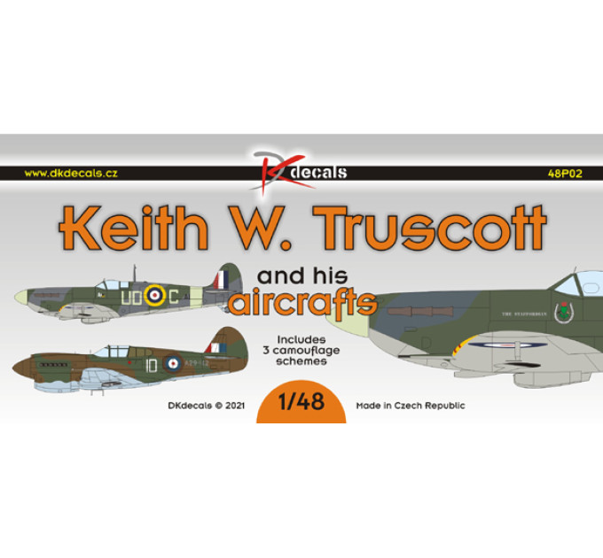 Декаль Keith W Truscott та його літак 1/48 DKdecals DK48P02