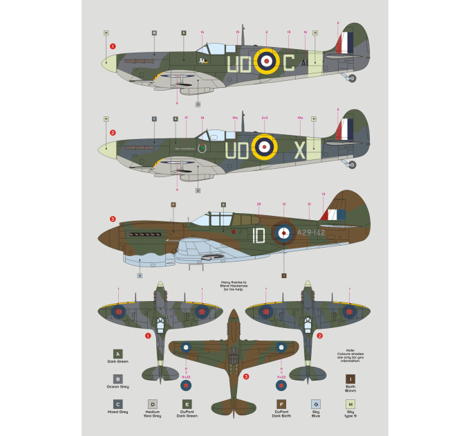Декаль Keith W Truscott та його літак 1/48 DKdecals DK48P02
