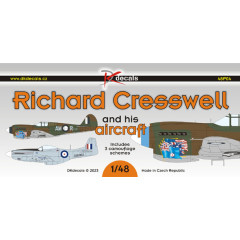 Декаль Richard Creswell та його літак 1/48 DKdecals DK48P04