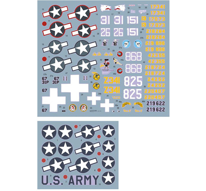 Декаль P-39 Airacobra 1/72 DKdecals DK72117