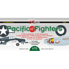 Декаль Тихоокеанські винищувачі ч.IV 1/72 DKdecals DK72131