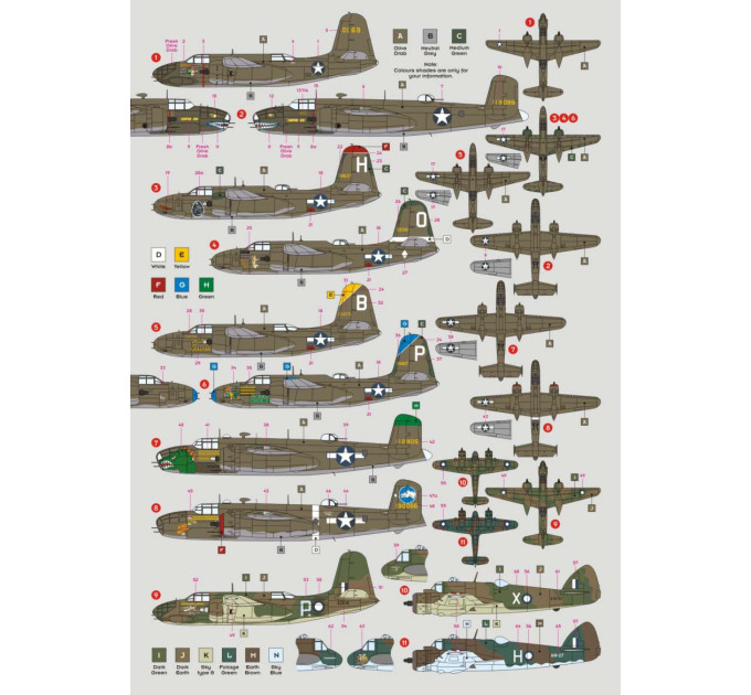 Декаль Штурмовики над Новою Гвінеєю 1/72 DKdecals DK72132