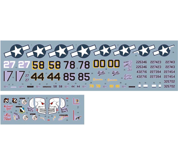 Декаль P-47D 1/72 DKdecals DK72135