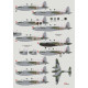 Декаль Mosquito NF Mk.XII-XIX 1/72 DKdecals DK72146