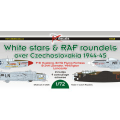Декаль Королівські ВПС над Чехословаччиною 1/72 DKdecals DK72148