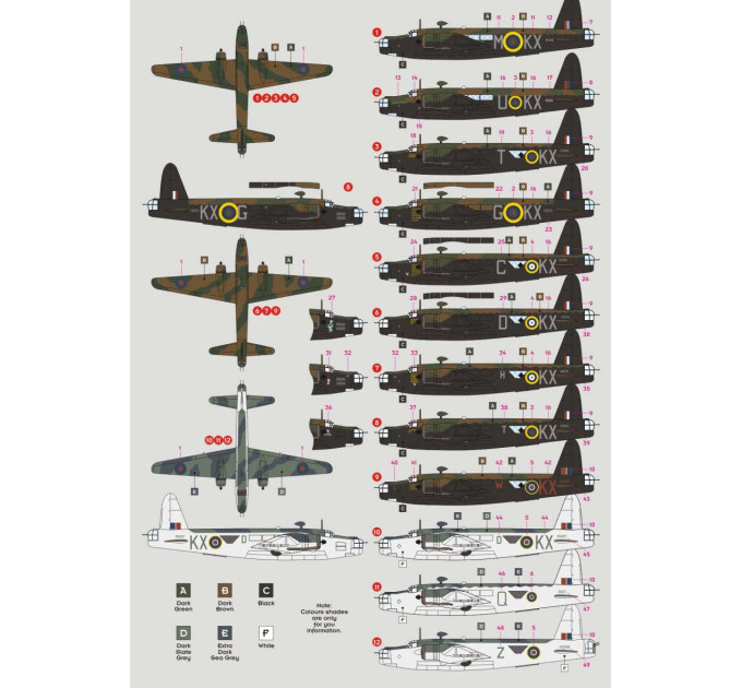 Декаль Wellington 311-й ескадрильї 1/72 DKdecals DK72150