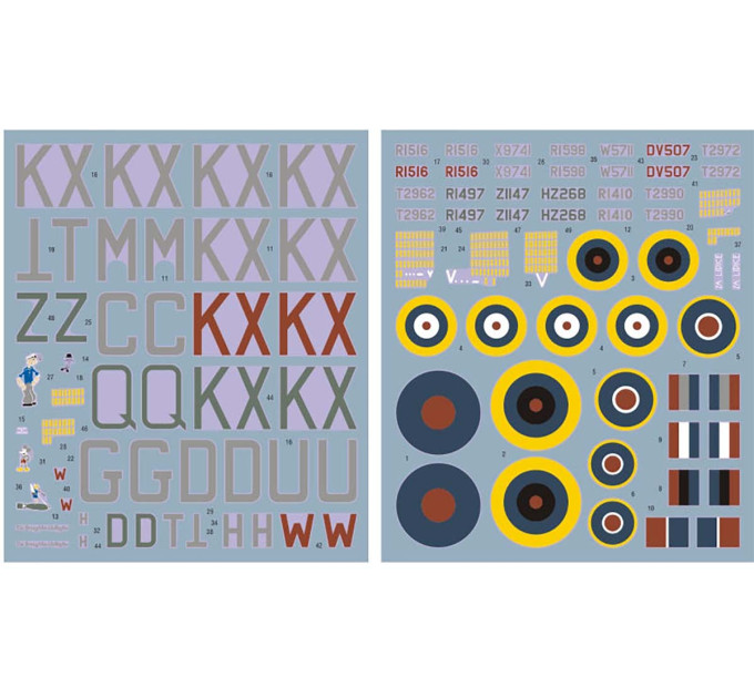 Декаль Wellington 311-й ескадрильї 1/72 DKdecals DK72150