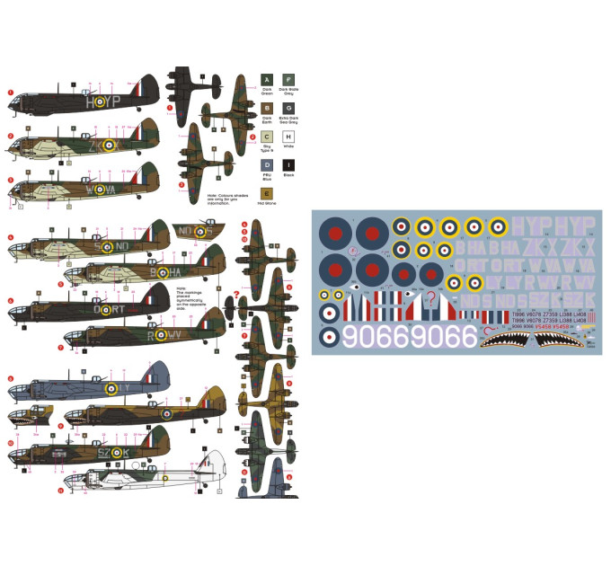 Декаль Blenheim RAF 1/72 DKdecals DK72004