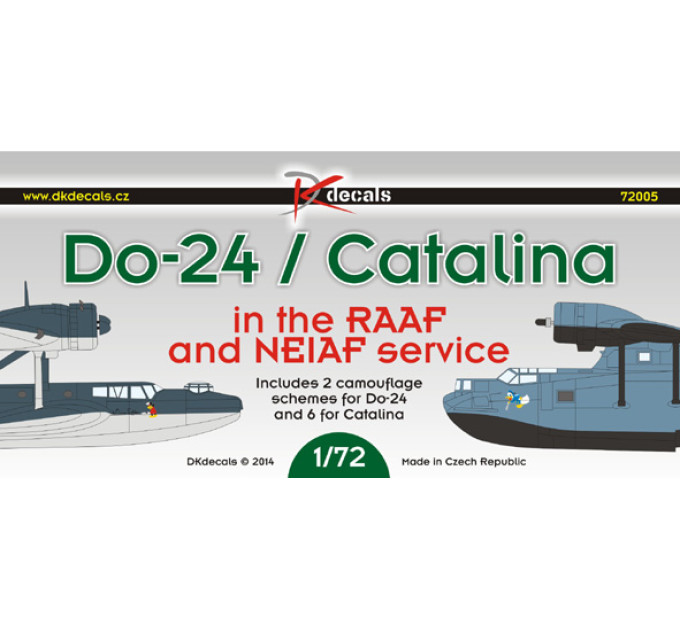 Декаль Catalina&Do-24 RAAF 1/72 DKdecals DK72005
