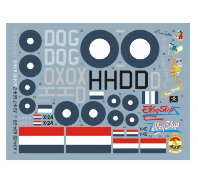 Декаль Catalina&Do-24 RAAF 1/72 DKdecals DK72005