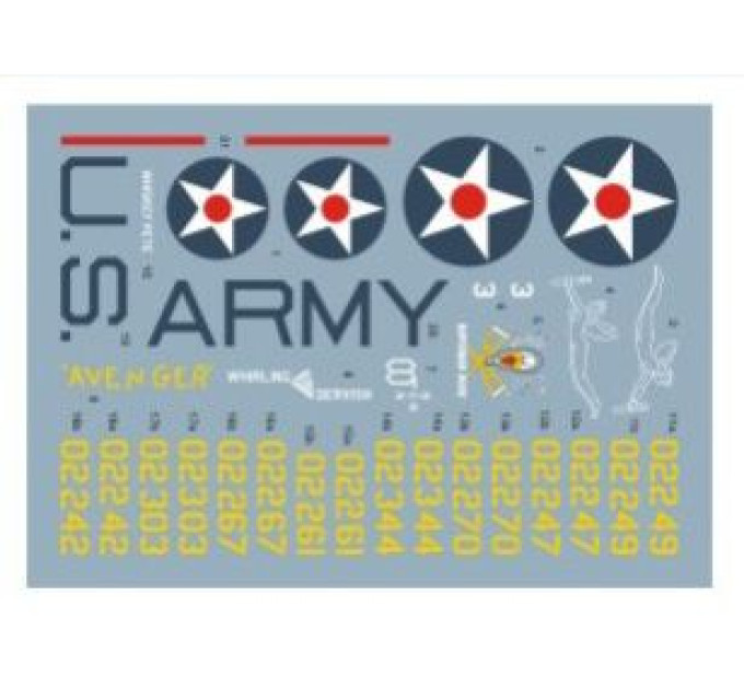 Декаль B-25B Doolittle Raiders 1/72 DKdecals DK72006