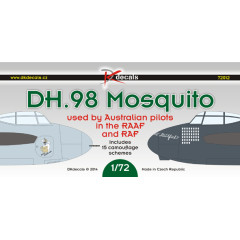 Декаль RAAF Mosquito 1/72 DKdecals DK72012