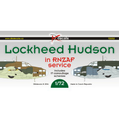 Декаль Hudson RNZAF 1/72 DKdecals DK72032