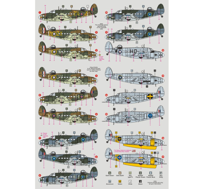 Декаль Hudson RNZAF 1/72 DKdecals DK72032