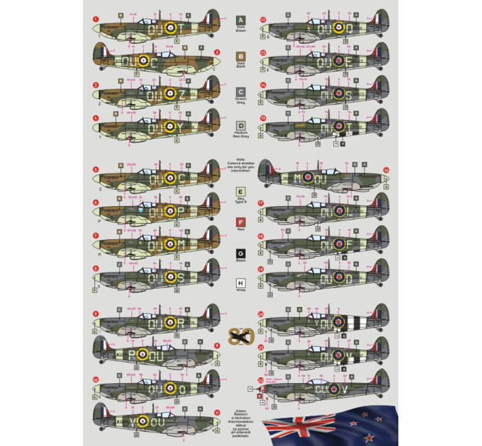 Декаль No485 ескадрон 1/72 DKdecals DK72034