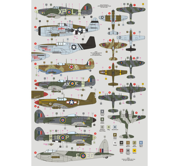 Декаль Винищувач-бомбардувальник ч.I 1/72 DKdecals DK72057