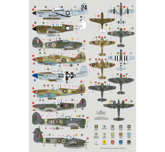 Декаль Винищувач-бомбардувальник ч.II 1/72 DKdecals DK72058
