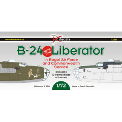Декаль B-24 Liberator RAF ч.I 1/72 DKdecals DK72061