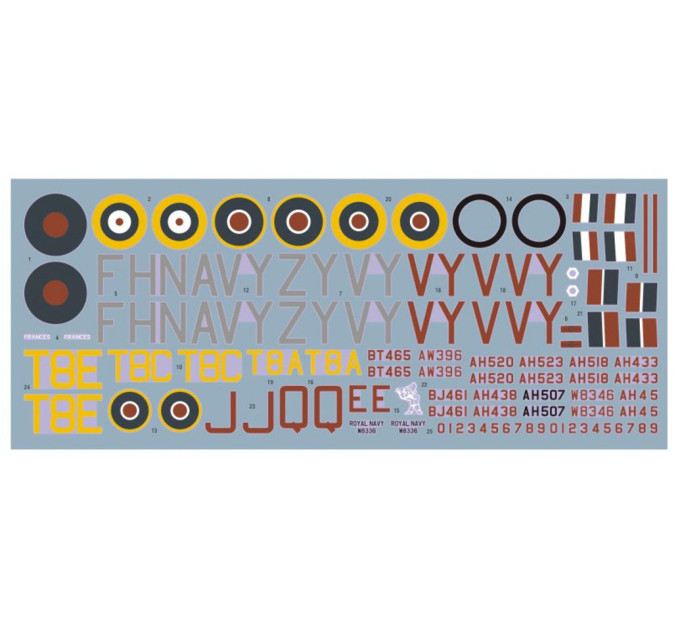 Декаль Нічні винищувачи 1/72 DKdecals DK72065