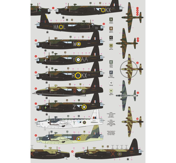 Декаль Wellington RAF ч.III 1/72 DKdecals DK72069