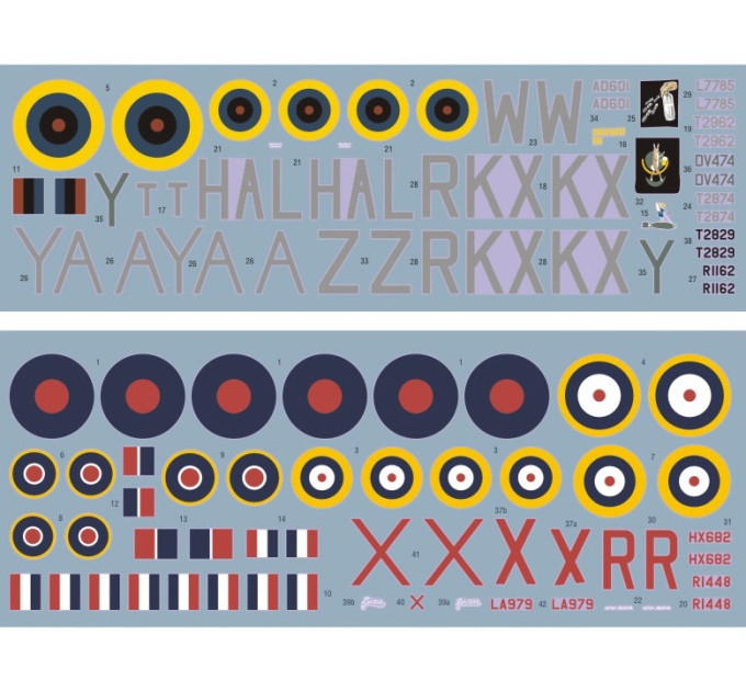 Декаль Wellington RAF ч.III 1/72 DKdecals DK72069