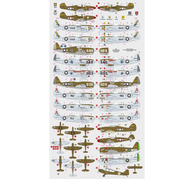 Декаль 350-а винищувальна група 1/72 DKdecals DK72073