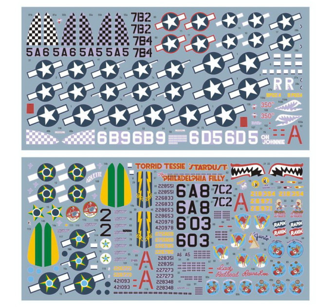 Декаль 350-а винищувальна група 1/72 DKdecals DK72073