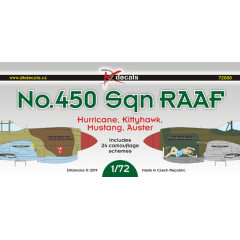 Декаль No450 ескадрон RAAF 1/72 DKdecals DK72080
