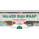 Декаль No450 ескадрон RAAF 1/72 DKdecals DK72080