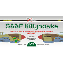 Декаль SAAF Kittyhawks 1/72 DKdecals DK72082