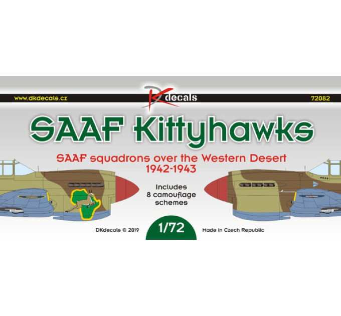 Декаль SAAF Kittyhawks 1/72 DKdecals DK72082