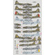 Декаль B-17F/B-17G Літаюча фортеця 15-й повітряної армії 1/72 DKdecals DK72089