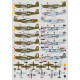 Декаль Мустанги 10-й авіагрупи 1/72 DKdecals DK72093