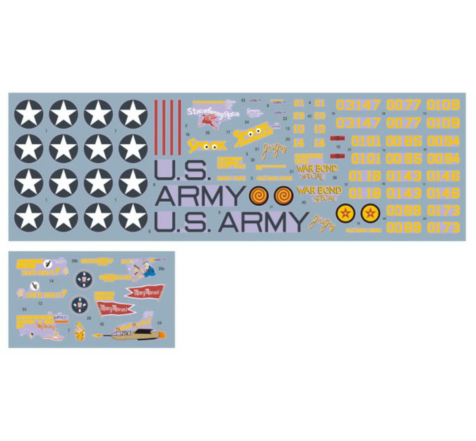 Декаль 89-й AG. А-20А «Похмурих женців» 1/72 DKdecals DK72094