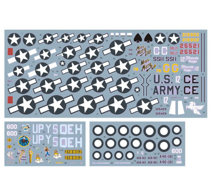 Декаль Тихоокеанські винищувачі, ч.III 1/72 DKdecals DK72098