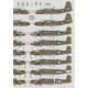 Декаль Ранні Штурмовики A-20A та B-25C/D 1/72 DKdecals DK72100