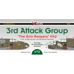 Декаль 3-я ударна група «Похмурі женці» 1/72 DKdecals DK72103