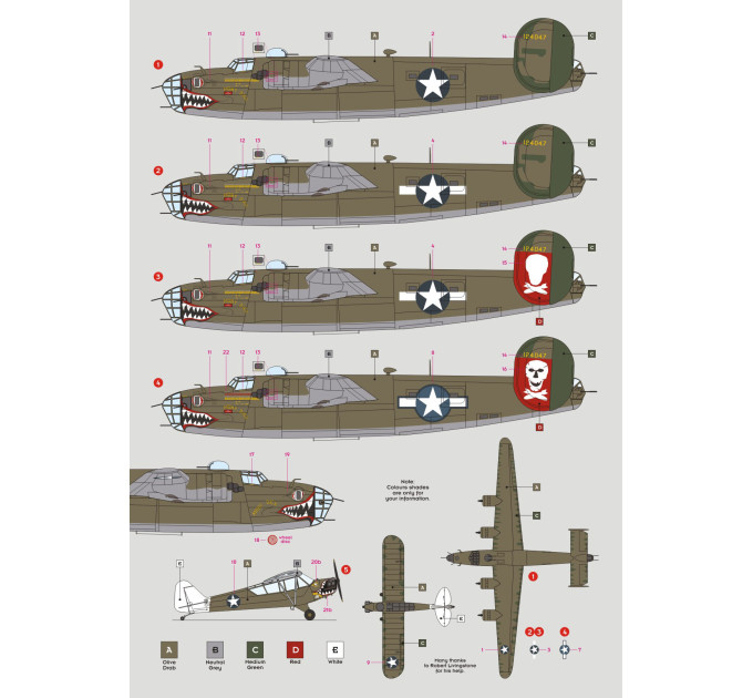 Декаль B-24D/L-4H "Моби Дикс" 1/72 DKdecals DK72105