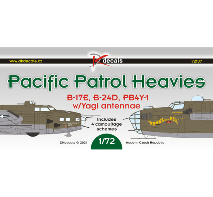 Декаль Важкий Тихоокеанський патруль 1/72 DKdecals DK72107